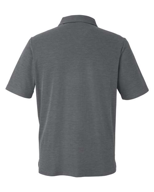 Men's Fusion ChromaSoft™ Pique Polo - Carbon Heather Back