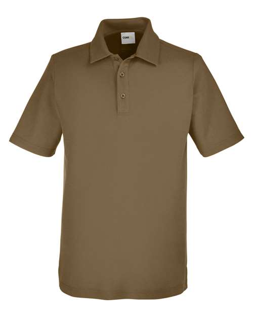 Men's Fusion ChromaSoft™ Pique Polo - Coyote Brown Front