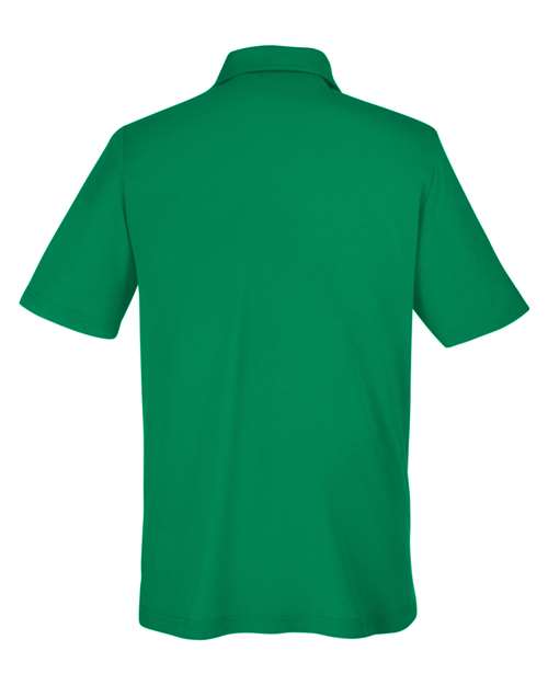 Men's Fusion ChromaSoft™ Pique Polo - Kelly Green Back