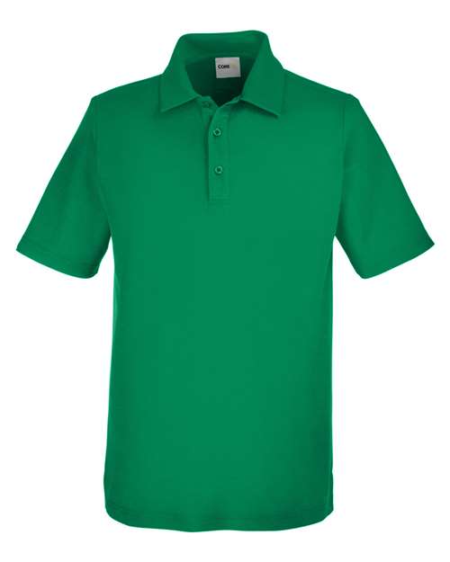 Men's Fusion ChromaSoft™ Pique Polo - Kelly Green Front