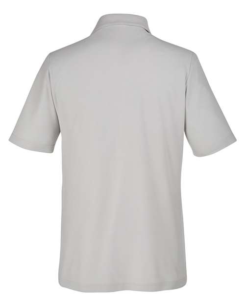 Men's Fusion ChromaSoft™ Pique Polo - Platinum Back