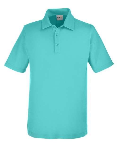 Men's Fusion ChromaSoft™ Pique Polo - Sea Glass Front