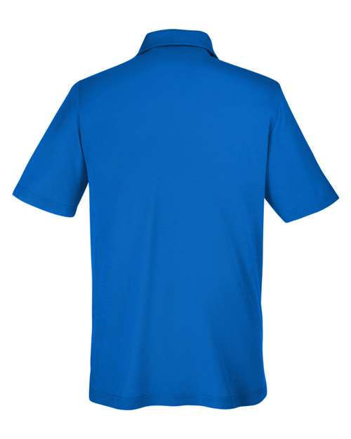 Men's Fusion ChromaSoft™ Pique Polo - True Royal Back