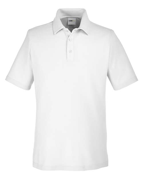 Men's Fusion ChromaSoft™ Pique Polo - White Front