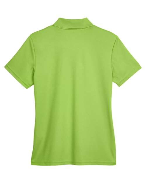 Women's Origin Performance Piqué Polo - Acid Green Back