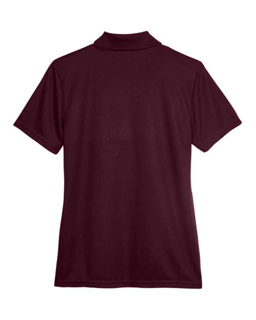 Women's Origin Performance Piqué Polo - Burgundy Back
