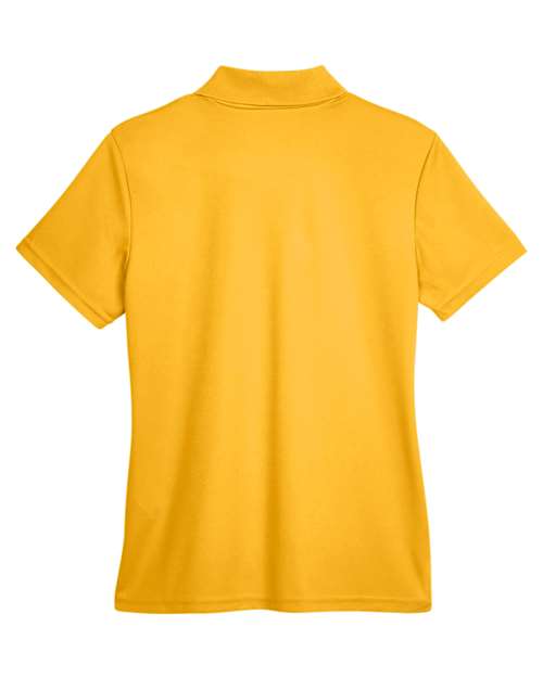 Women's Origin Performance Piqué Polo - Campus Gold Back