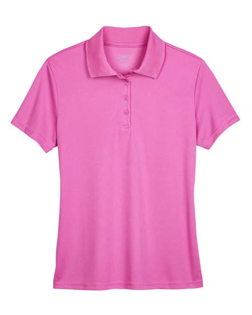 Women's Origin Performance Piqué Polo - Charity Pink Front