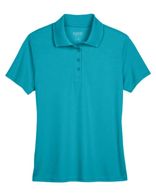 Women's Origin Performance Piqué Polo - Clear Teal Front
