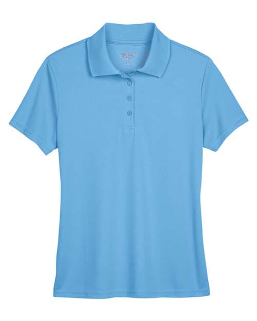 Women's Origin Performance Piqué Polo - Columbia Blue Front