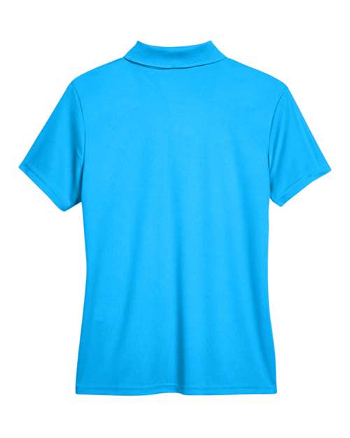 Women's Origin Performance Piqué Polo - Electric Blue Back
