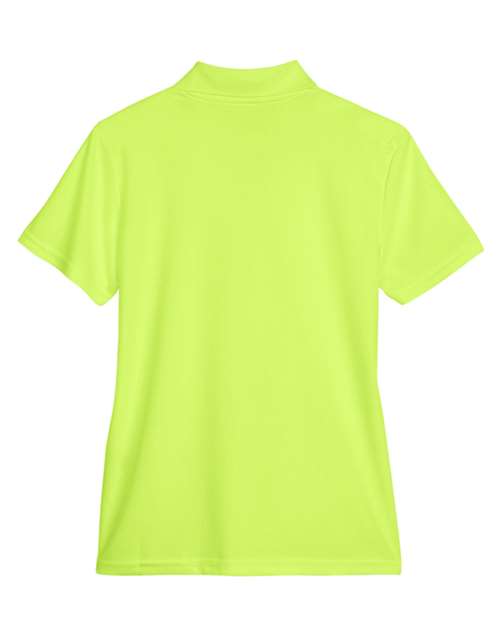 Women's Origin Performance Piqué Polo - Safety Yellow Back