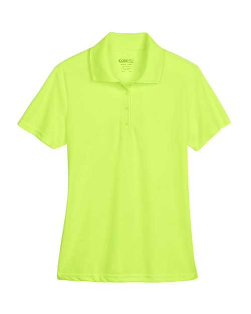 Women's Origin Performance Piqué Polo - Safety Yellow Front