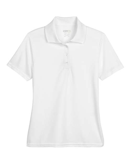 Women's Origin Performance Piqué Polo - White Front