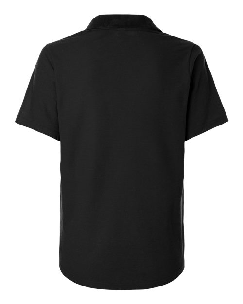 Women's Resolve CVC Performance Pique Polo - Black Back