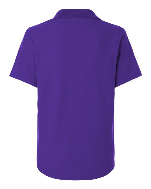 Women's Resolve CVC Performance Pique Polo - Campus Purple Back