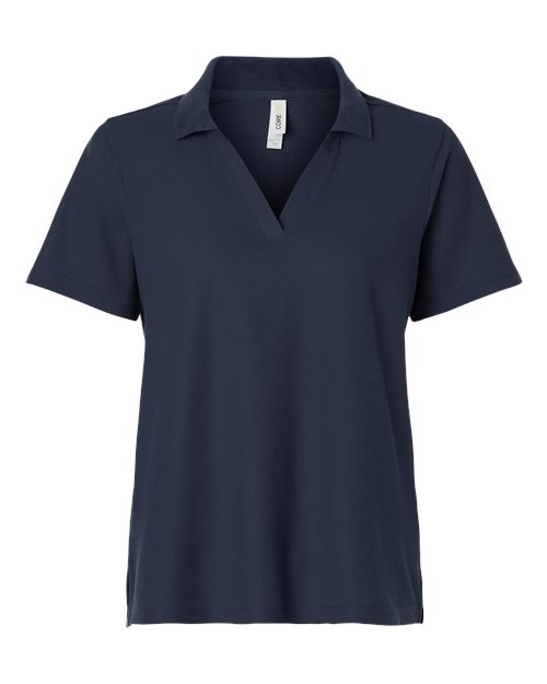 Women's Resolve CVC Performance Pique Polo - Classic Navy Front