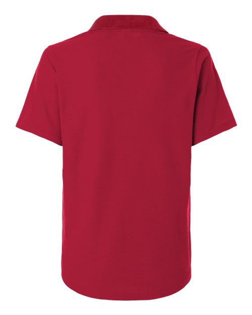 Women's Resolve CVC Performance Pique Polo - Classic Red Back