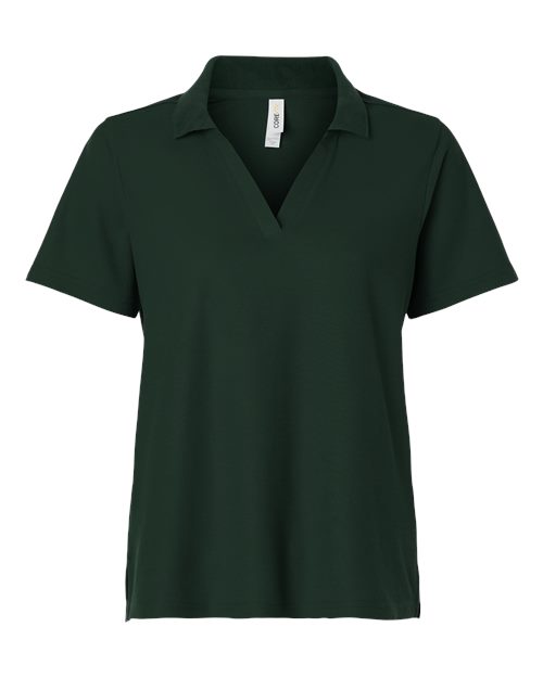 Women's Resolve CVC Performance Pique Polo - Forest Front