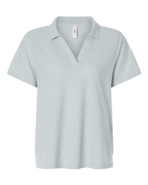 Women's Resolve CVC Performance Pique Polo - Platinum Front