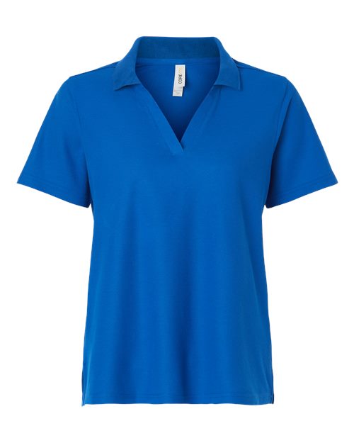 Women's Resolve CVC Performance Pique Polo - True Royal Front