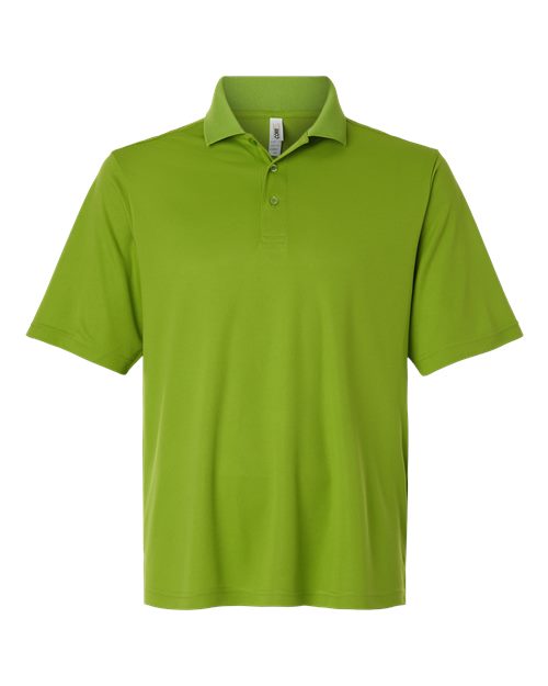 Men's Nova Performance Pique Polo - Acid Green Front