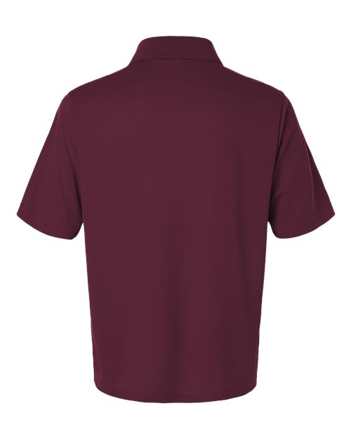 Men's Nova Performance Pique Polo - Burgundy Back