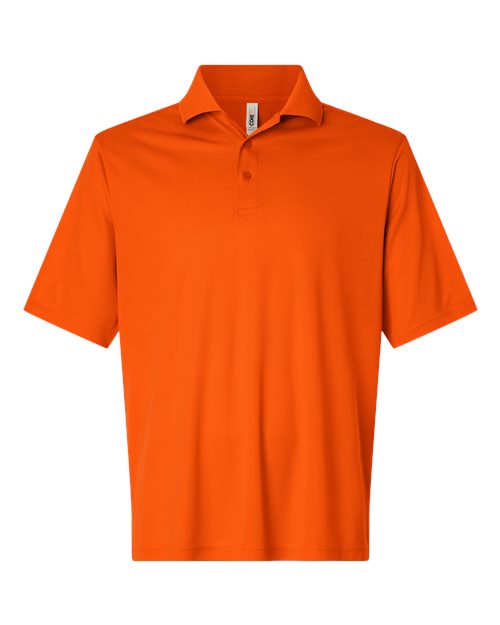 Men's Nova Performance Pique Polo - Campus Orange Front