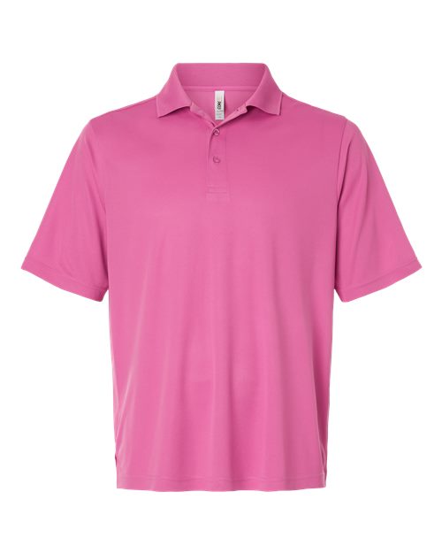 Men's Nova Performance Pique Polo - Charity Pink Front