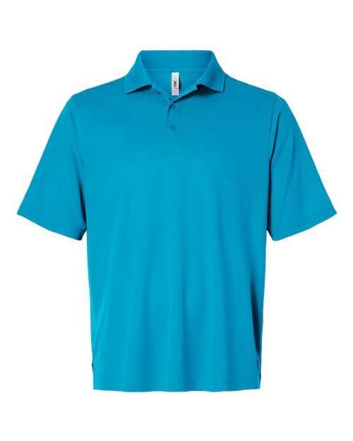 Men's Nova Performance Pique Polo - Electric Blue Front