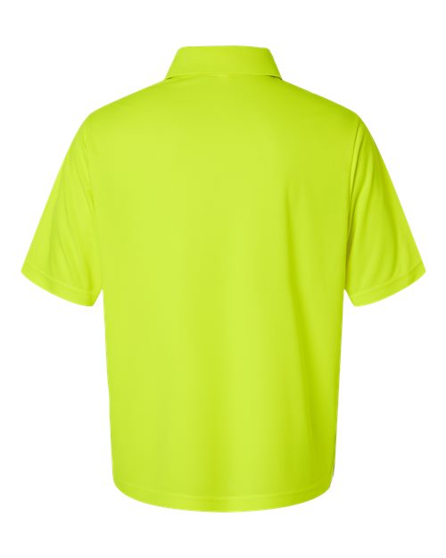 Men's Nova Performance Pique Polo - Safety Yellow Back