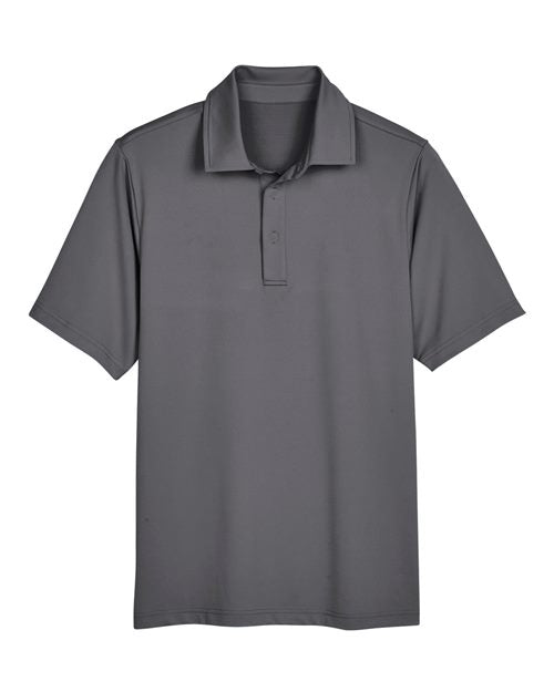 Men's CrownLux Performance® Range Flex Polo - Graphite Front