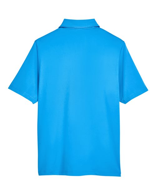 Men's CrownLux Performance® Range Flex Polo - Ocean Blue Back