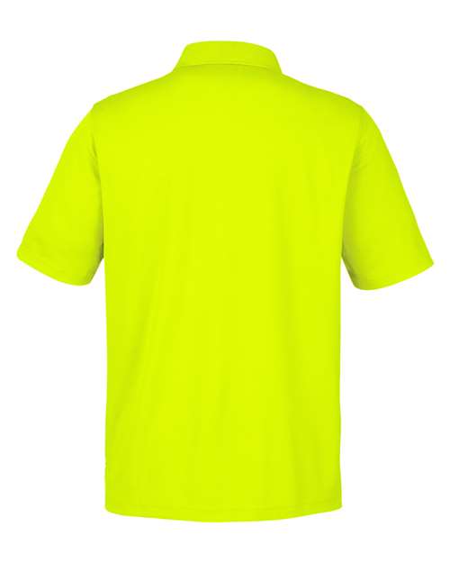 Men's Market Snag Protect Mesh Polo - Safety Yellow Back