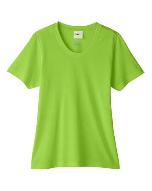 Women's Fusion ChromaSoft™ Performance T-Shirt - Acid Green Front