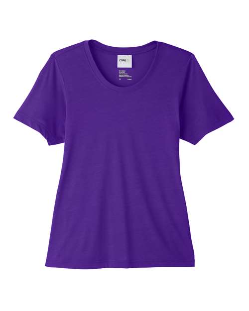 Women's Fusion ChromaSoft™ Performance T-Shirt - Campus Purple Front