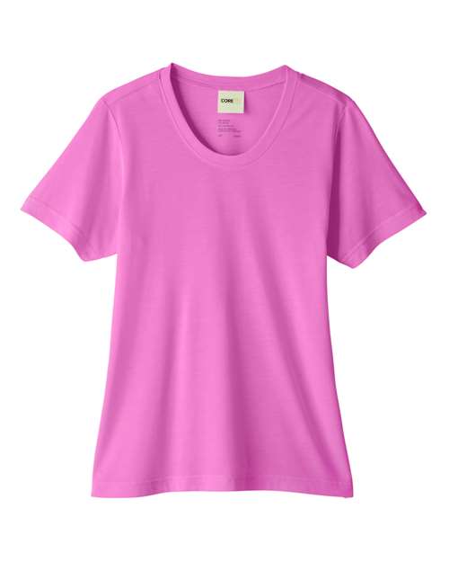 Women's Fusion ChromaSoft™ Performance T-Shirt - Charity Pink Front