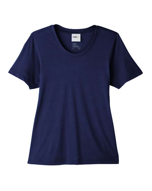 Women's Fusion ChromaSoft™ Performance T-Shirt - Classic Navy Front