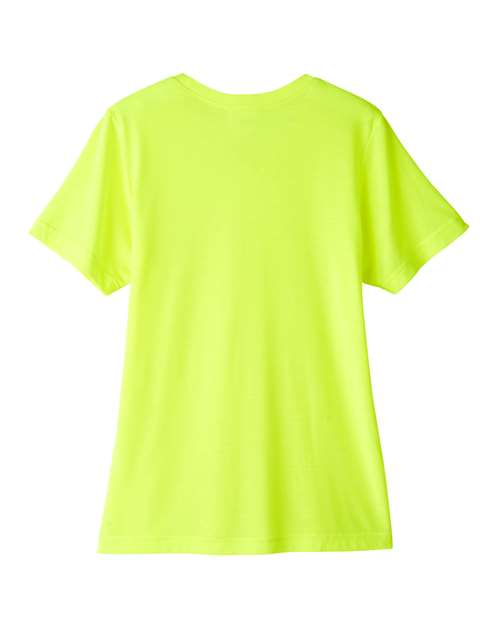 Women's Fusion ChromaSoft™ Performance T-Shirt - Safety Yellow Back
