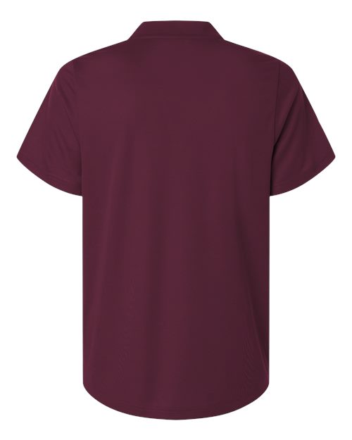 Women's Nova Performance Pique Polo - Burgundy Back