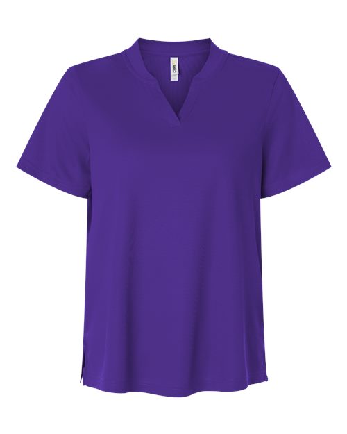 Women's Nova Performance Pique Polo - Campus Purple Front