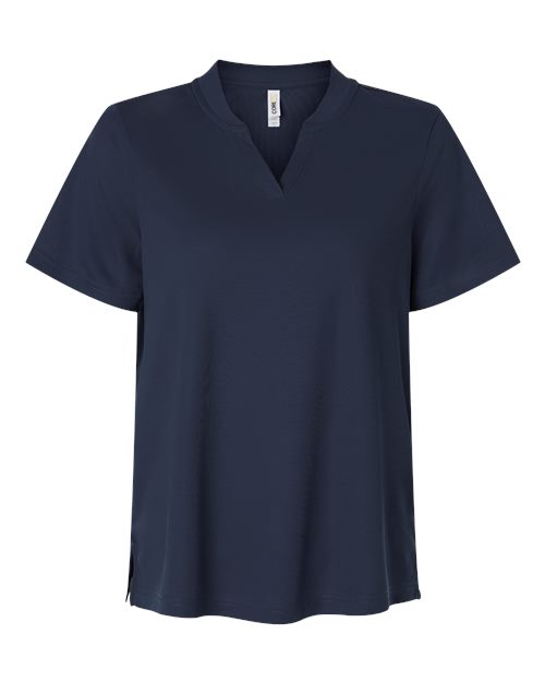 Women's Nova Performance Pique Polo - Classic Navy Front