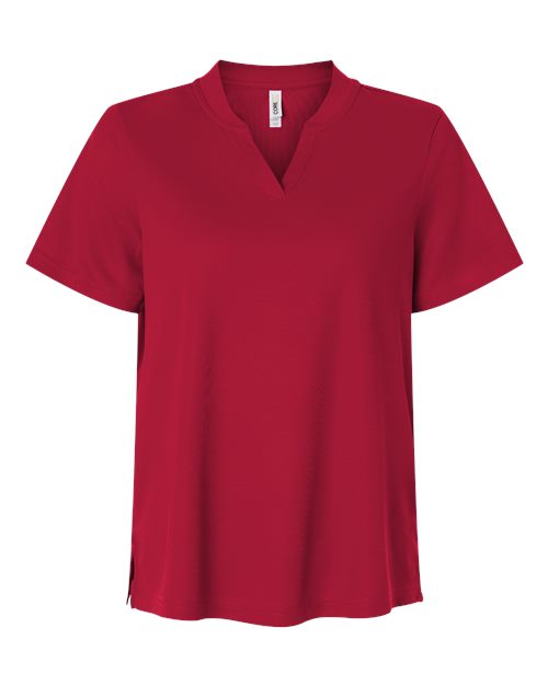 Women's Nova Performance Pique Polo - Classic Red Front