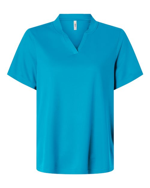 Women's Nova Performance Pique Polo - Electric Blue Front
