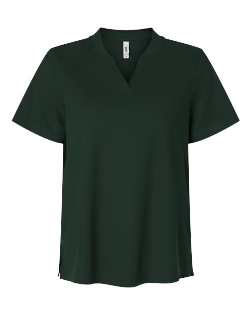 Women's Nova Performance Pique Polo - Forest Front