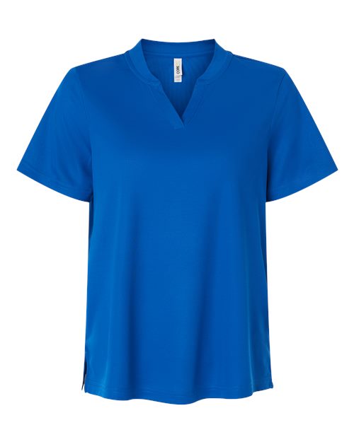 Women's Nova Performance Pique Polo - True Royal Front
