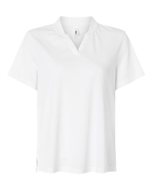 CORE365 Women's Nova Performance Pique Polo - White Front