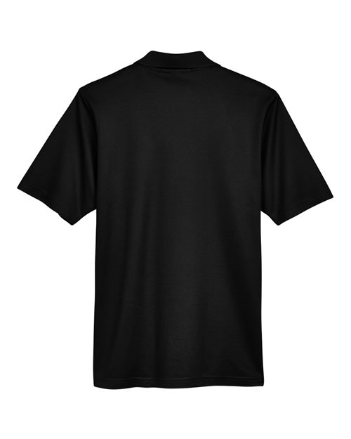 Men's CrownLux Performance® Plaited Polo - Black Back