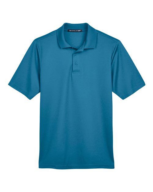 Men's CrownLux Performance® Plaited Polo - Dark Teal Front