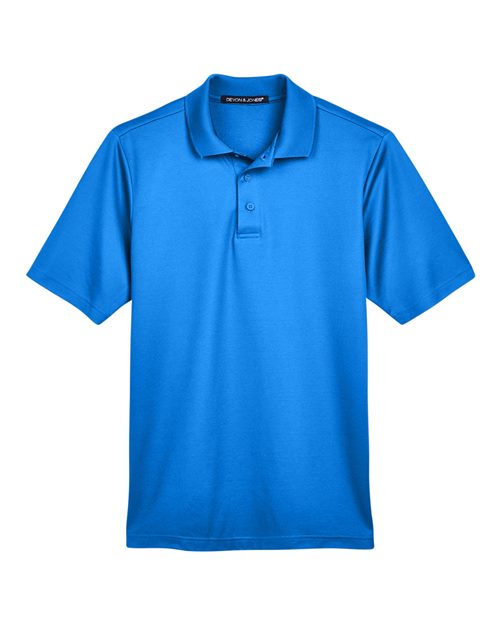 Men's CrownLux Performance® Plaited Polo - French Blue Front